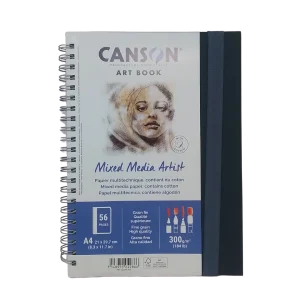 CANSON - MIXED MEDIA ARTIST ART BOOK A4 300GR LL