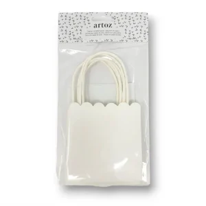 ARTOZ - BORSA CON CARTA VELINA BIANCA PICCOLA