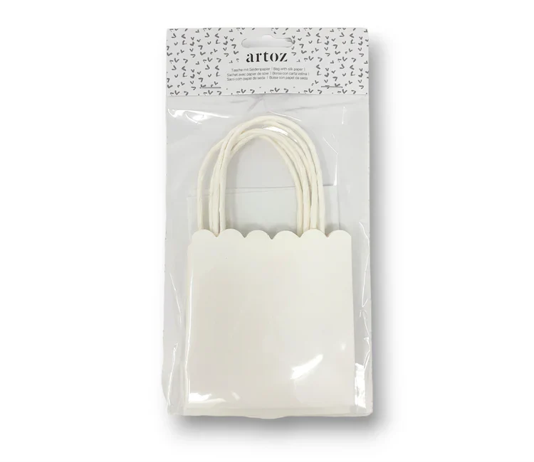 ARTOZ – BORSA CON CARTA VELINA BIANCA PICCOLA