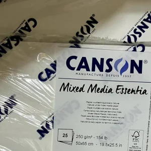 CANSON - MIXED MEDIA ESSENTIA FOGLI SFUSI 50X65 CM