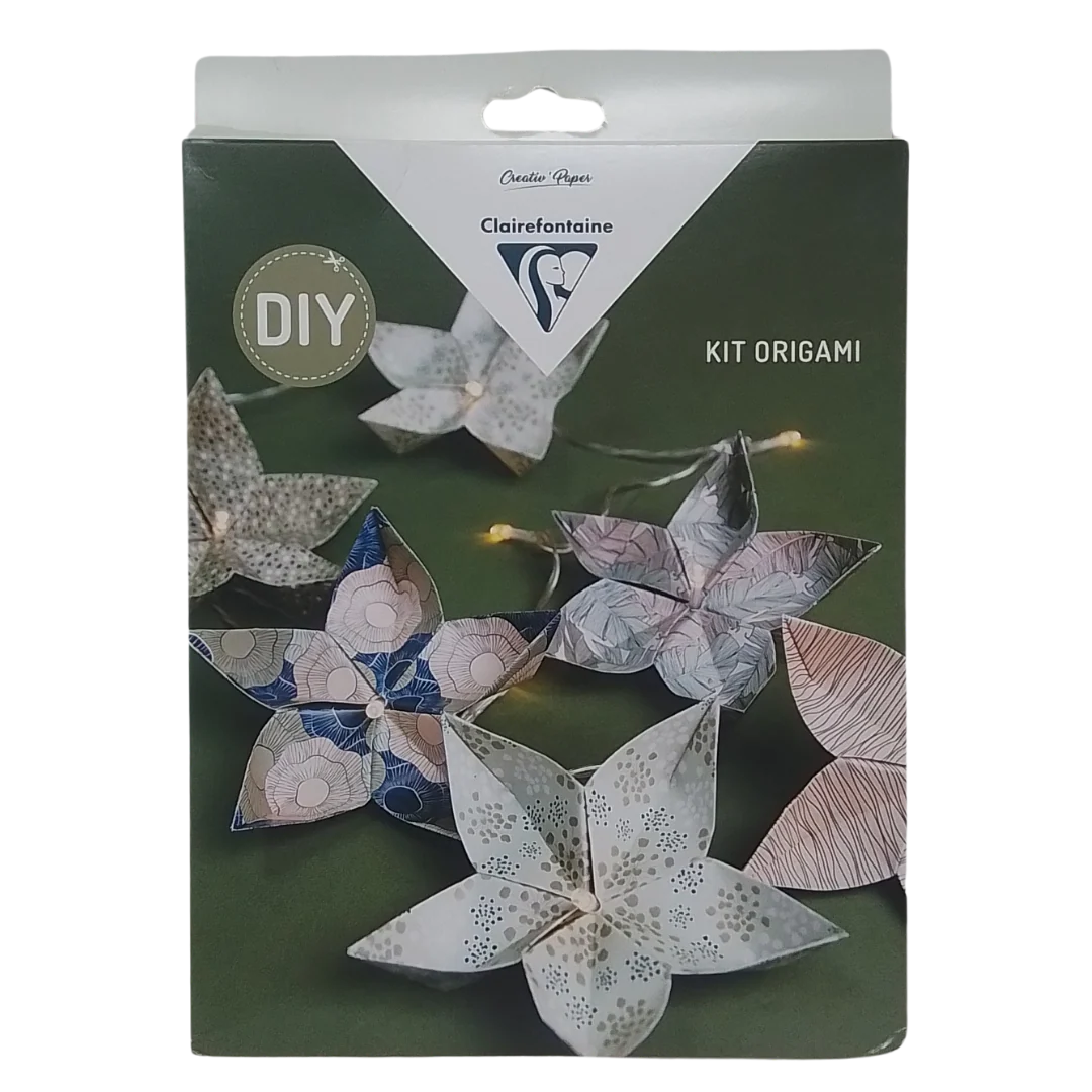 CLAIREFONTAINE – KIT ORIGAMI FIORI 9X9 + LUCI LED