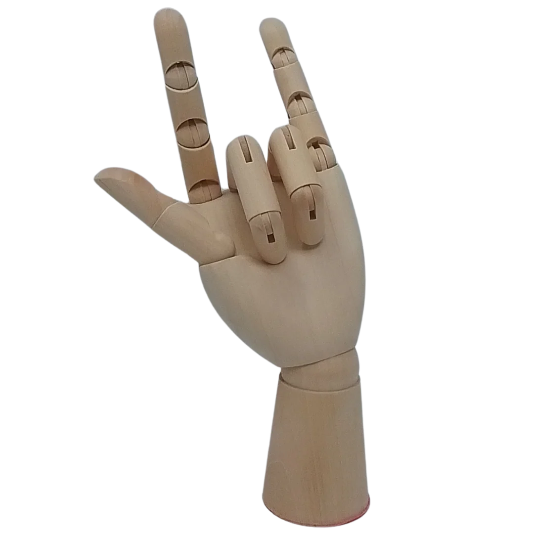 AMI – MANO SINISTRA IN LEGNO