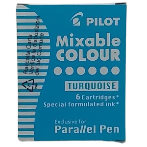 PILOT - CONF. 6 CARTUCCE PER PARALLEL PEN MIXABLE COLOUR TURCHESE