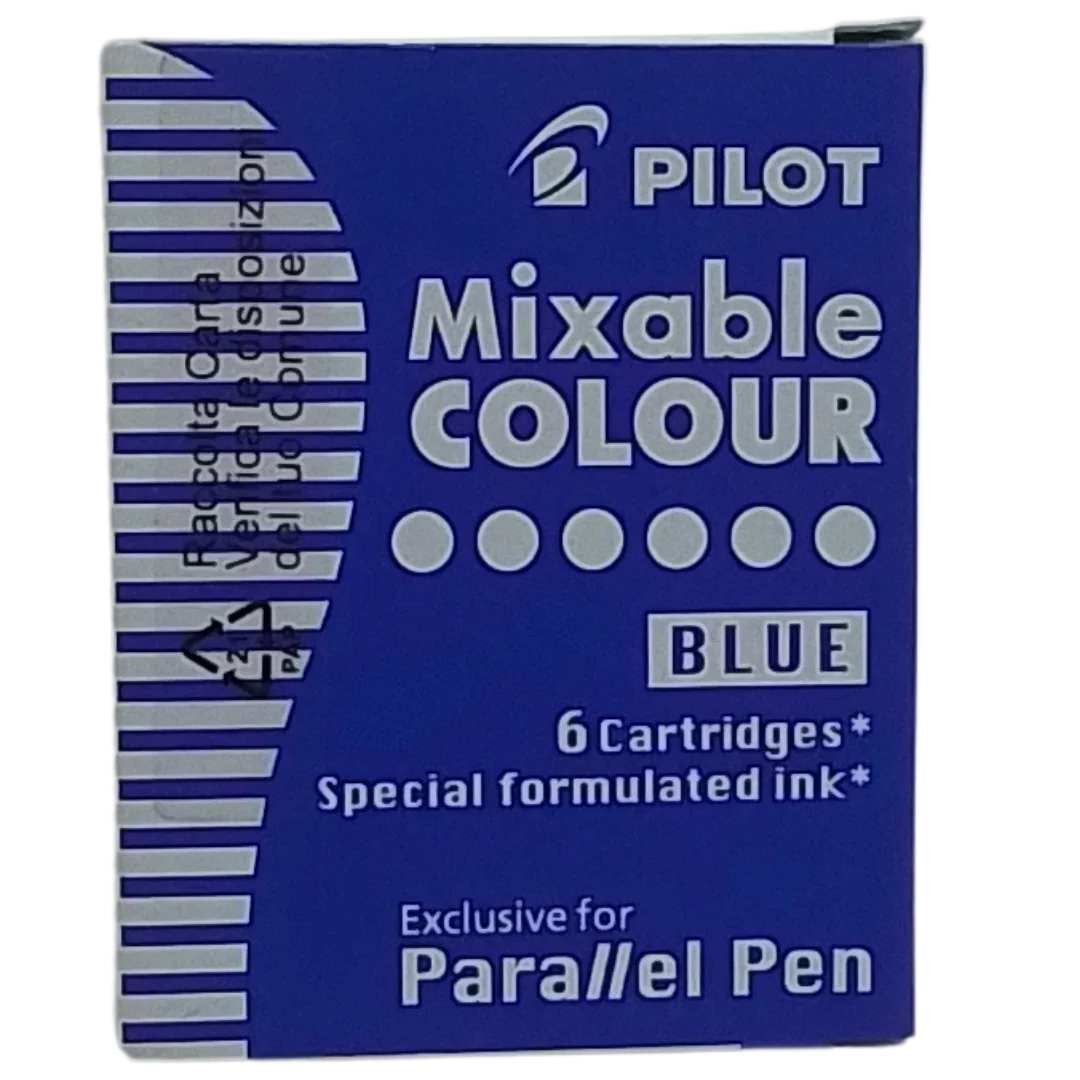 PILOT – CONF. 6 CARTUCCE PER PARALLEL PEN MIXABLE COLOUR BLU
