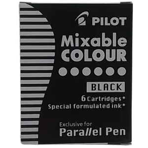 PILOT - CONF. 6 CARTUCCE PER PARALLEL PEN MIXABLE COLOUR NERO