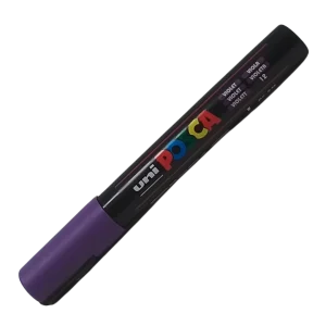 UNI - POSCA PENNARELLO A VERNICE PC-5M (PUNTA 1.8) 12 VIOLA