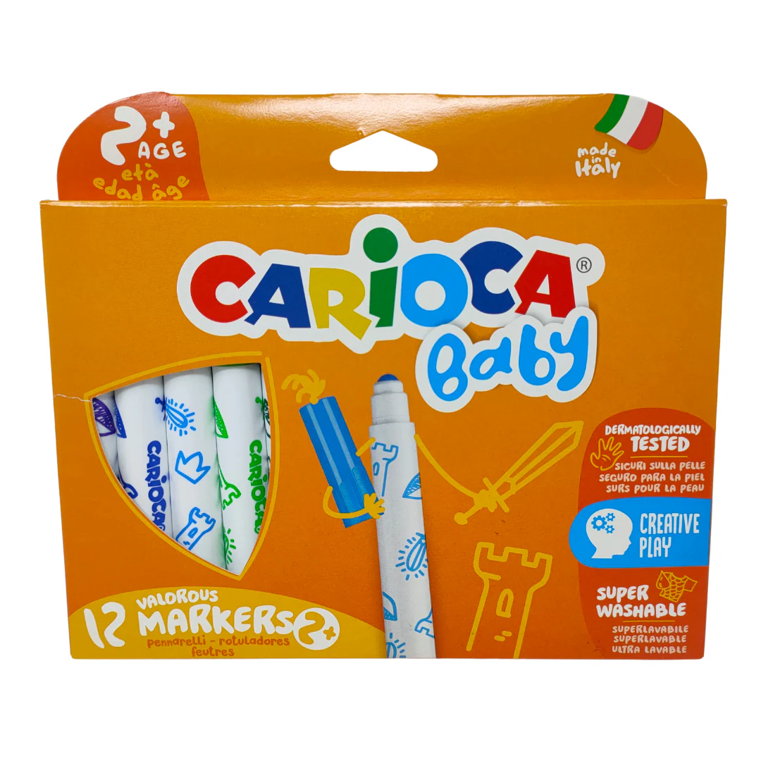 CARIOCA – BABY CONF. 12 PENNARELLI LAVABILI