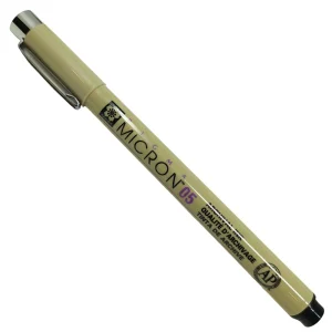 PIGMA - MICRON FINE LINER PENNARELLO INDELEBILE (0.45MM) NERO 05