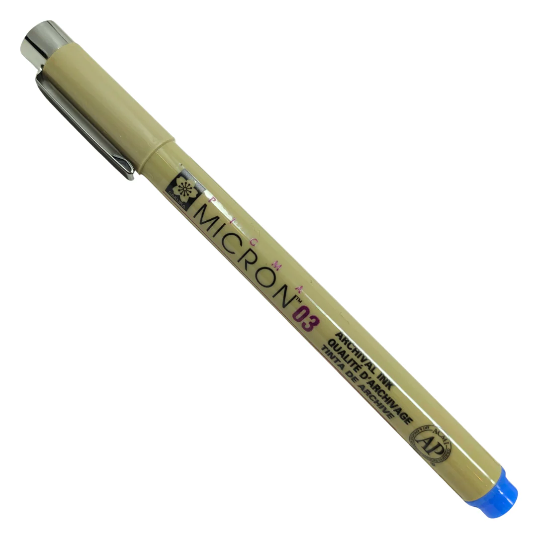 PIGMA – MICRON FINE LINER PENNARELLO INDELEBILE (0.35MM) BLU 03