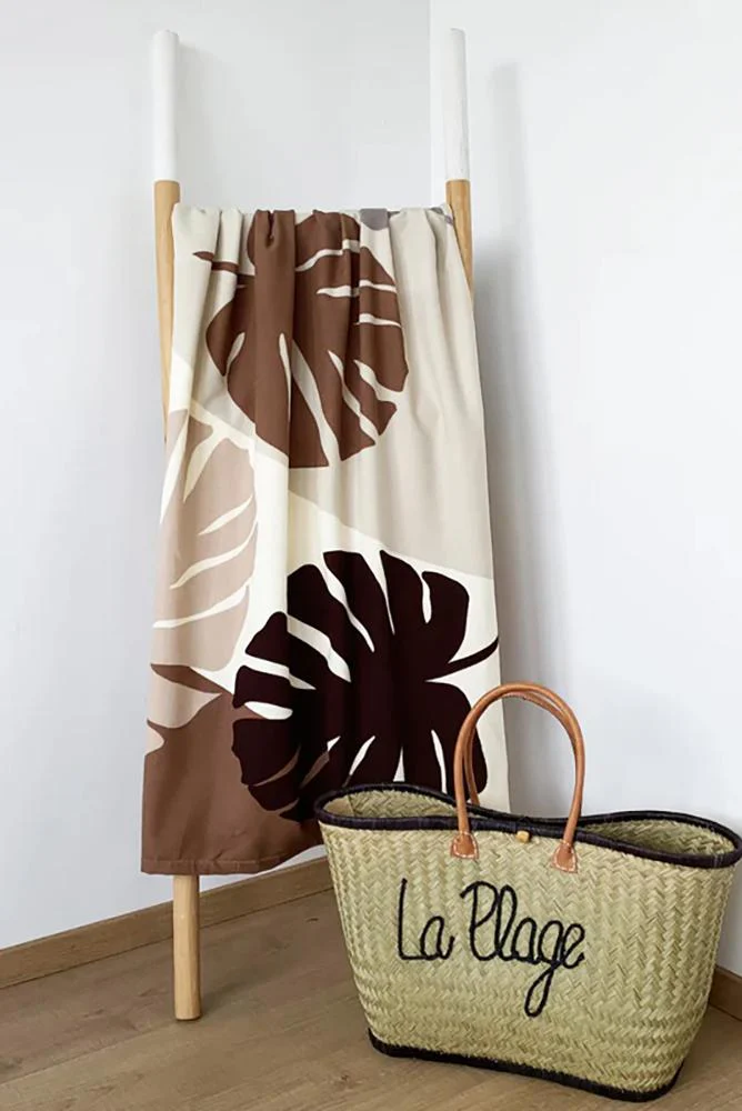 TELO MARE UNISEX COMPTOIR DE LA PLAGE MICROFIBRA   Sabbia