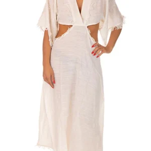 ABITO Donna PAHIESA   LUNGO Bianco