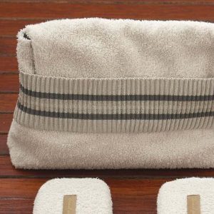 POCHETTE UNISEX LUNA DI GIORNO    Gesso