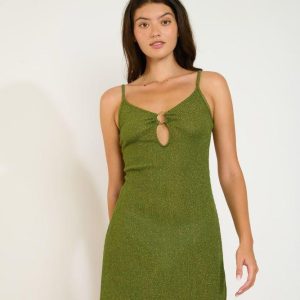 ABITO Donna BANANA MOON   CORTO Verde