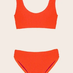 BIKINI BAMBINA FXXK BRASSIERE  slip regolare Arancio