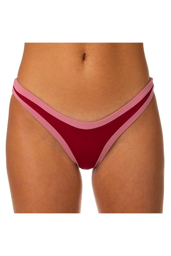 MIX SLIP Donna BE BEACH   slip brasiliana Bordeaux