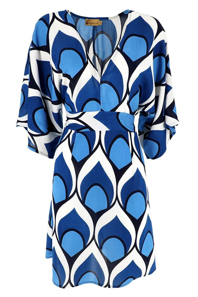 ABITO Donna KARAKORUM   CORTO Blu/bianco