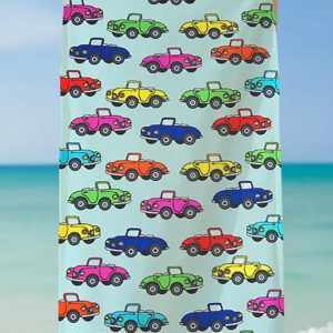 TELO MARE Bambino COMPTOIR DE LA PLAGE MICROFIBRA   Azzurro