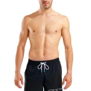 BOXER Uomo ARENA con elastico  LUNGO Nero