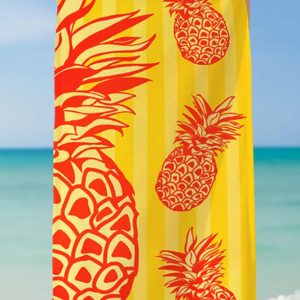 TELO MARE UNISEX COMPTOIR DE LA PLAGE MICROFIBRA   Giallo