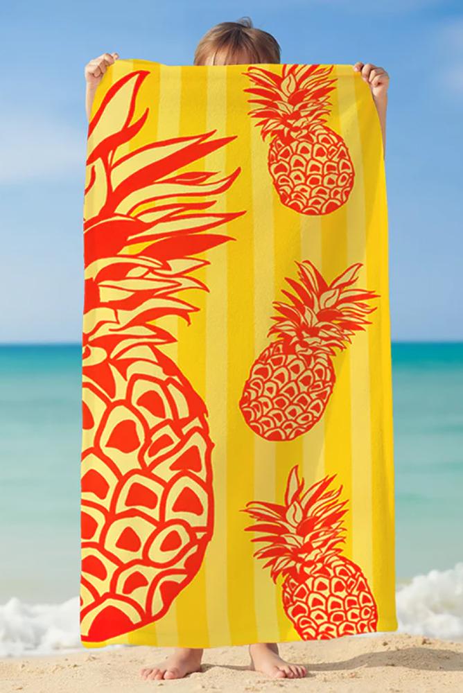 TELO MARE UNISEX COMPTOIR DE LA PLAGE MICROFIBRA   Giallo