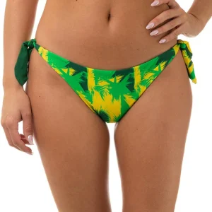MIX SLIP Donna BE BEACH   slip con fiocchi Verde/giallo