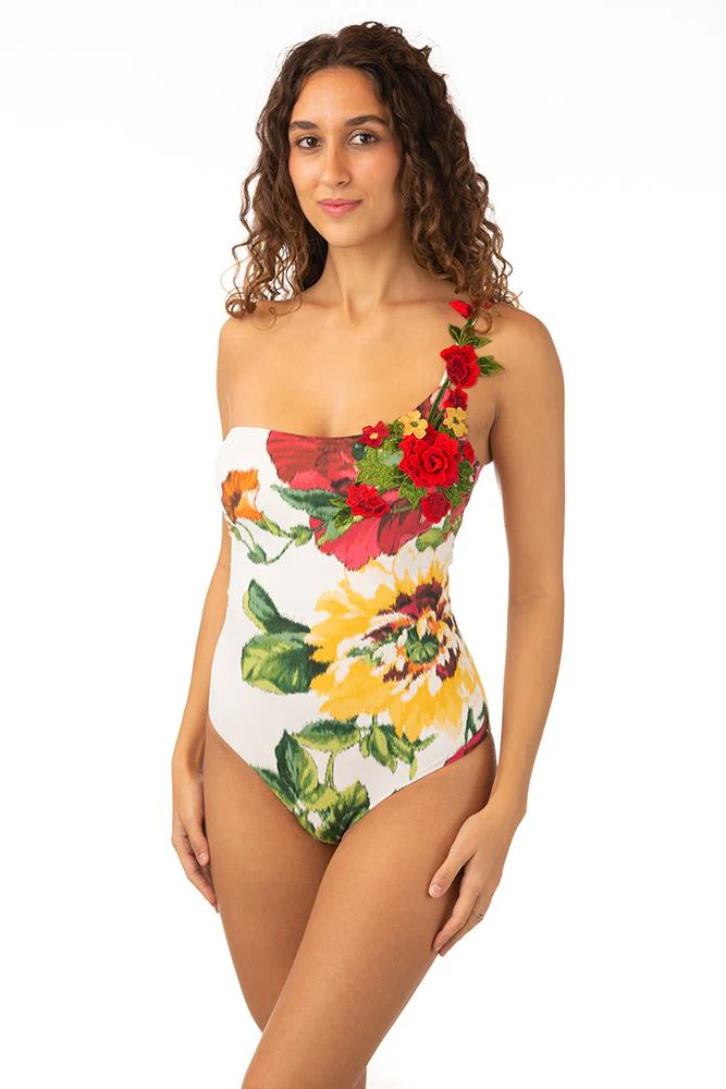 INTERO Donna RAFFAELA D’ANGELO Imbottito  slip regolare Fantasia bianco/rosso