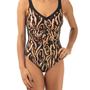INTERO Donna CHARMLINE Imbottito Coppa C slip coprente Animalier