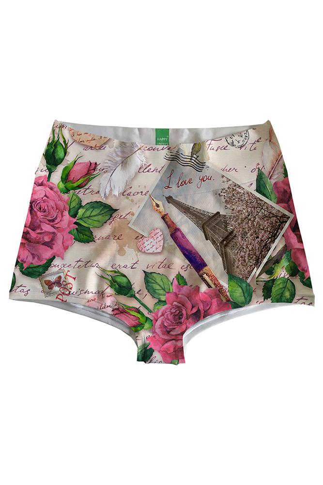 MIX SLIP Donna HAPPY UNDIES   slip Alto Bianco