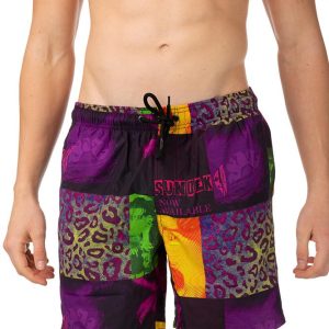 BOXER Uomo SUNDEK con elastico  LUNGO Viola