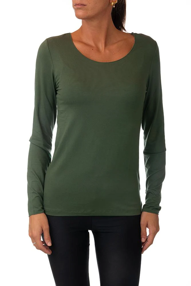 MAGLIA Donna MAJESTIC    Verde