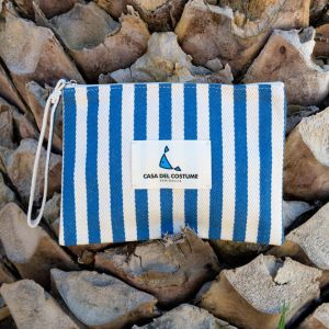 POCHETTE UNISEX CASADELCOSTUME    Bianco/blu