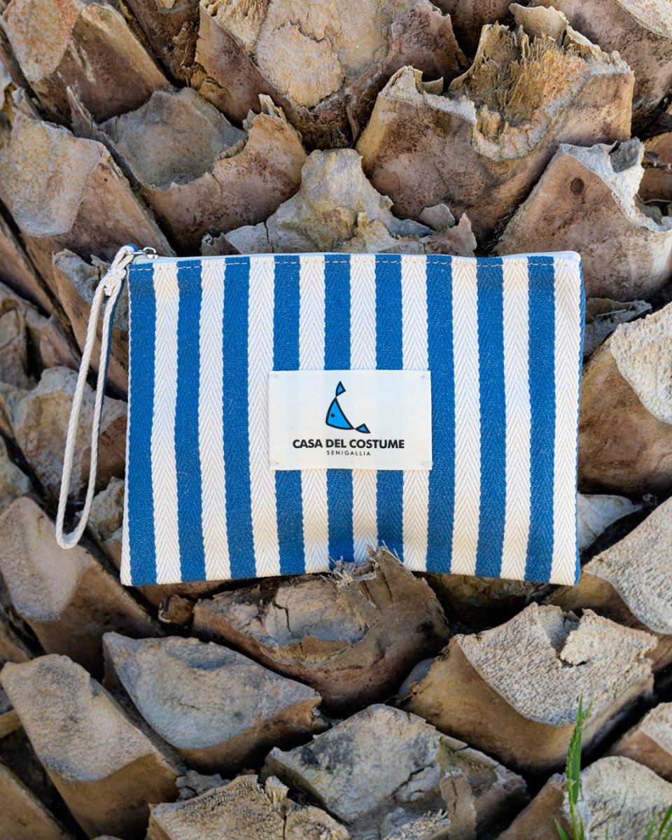 POCHETTE UNISEX CASADELCOSTUME    Bianco/blu