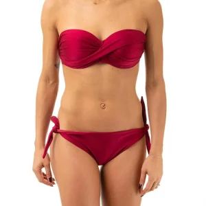 BIKINI Donna OLIVIA FASCIA Coppa C slip regolare Bordeaux
