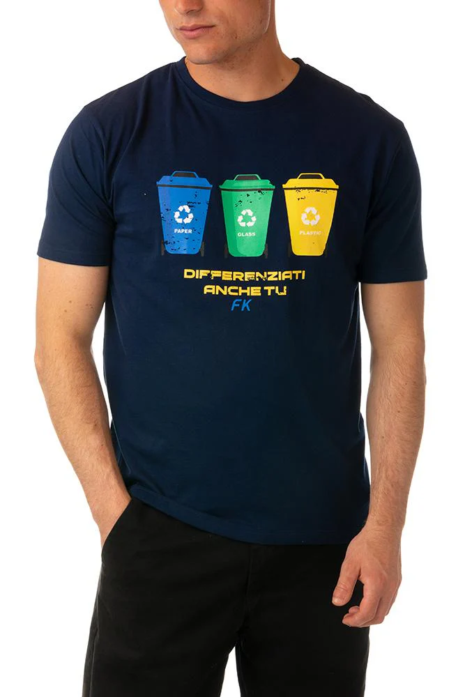 MAGLIA Uomo FXXK T-SHIRT   Blu