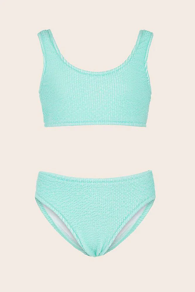 BIKINI BAMBINA FXXK BRASSIERE  slip regolare Acqua