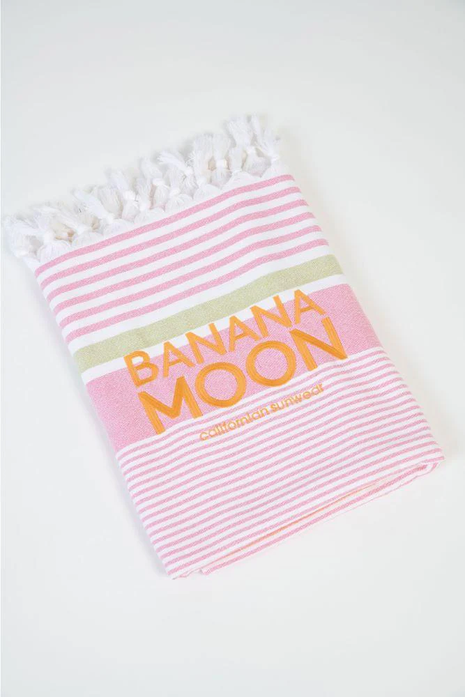 TELO MARE UNISEX BANANA MOON COTONE   Rosa