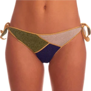 MIX SLIP Donna BE BEACH   slip con fiocchi Verde/azzurro