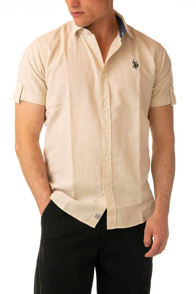 MAGLIA Uomo US POLO CAMICIA   Sabbia
