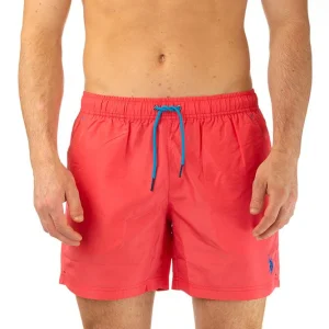 BOXER Uomo US POLO con elastico  CORTO Corallo