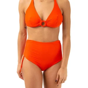 BIKINI Donna OLIVIA FERRETTO Coppa C slip Alto Arancio