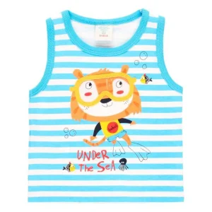 MAGLIA Bambino BOBOLI CANOTTA   Azzurro