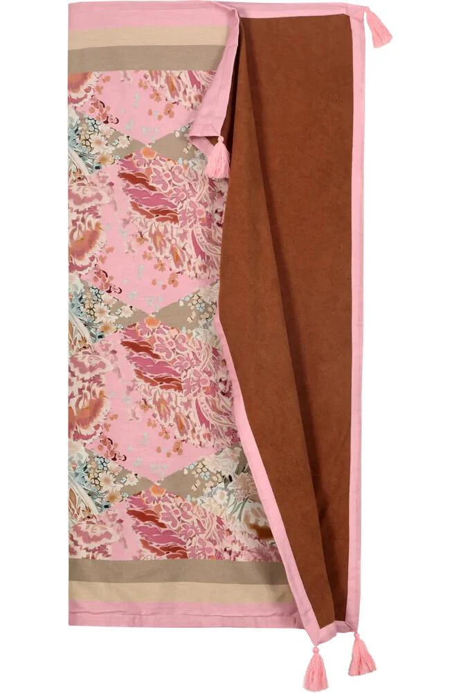 TELO MARE Donna MISS BIKINI SPUGNA   Marrone/rosa fantasia