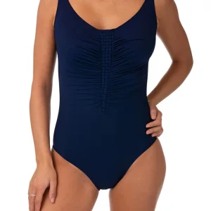 INTERO Donna BERNE' senza Imbottitura Coppa G slip coprente Blu