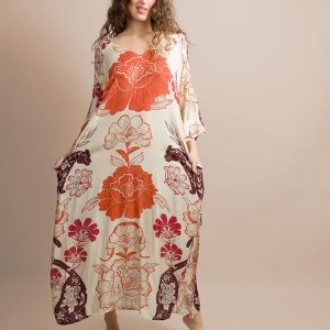 ABITO Donna PAHIESA   LUNGO Marrone