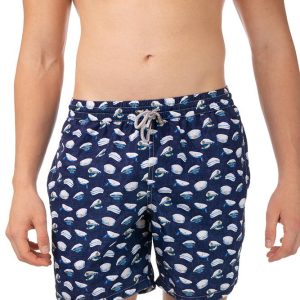 BOXER Uomo ZEY&BRA con elastico  CORTO Blu