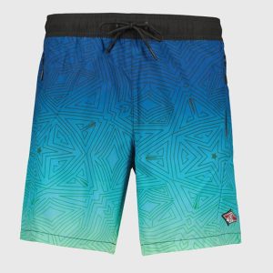 BOXER Uomo BEAR SURFBOARDS con elastico  LUNGO Blu