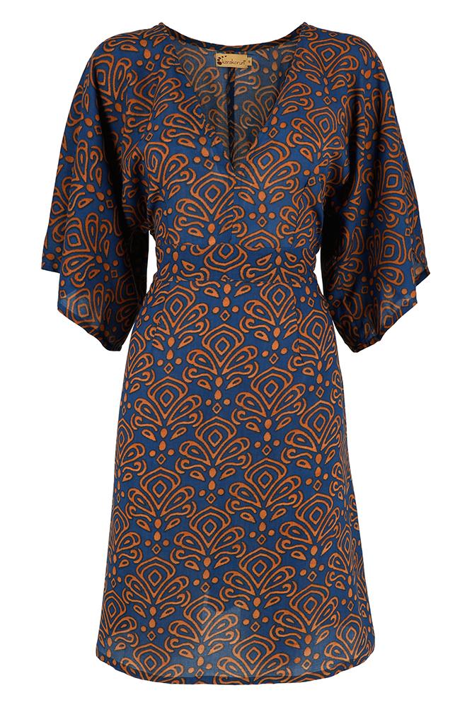 ABITO Donna KARAKORUM   CORTO Blu fantasia