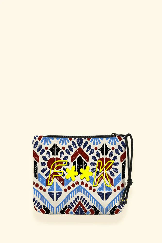 POCHETTE UNISEX FXXK    Azzurro