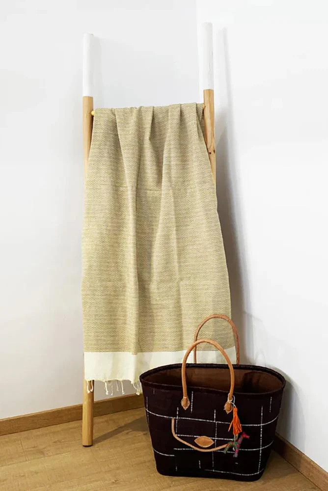 TELO MARE UNISEX COMPTOIR DE LA PLAGE COTONE   Beige