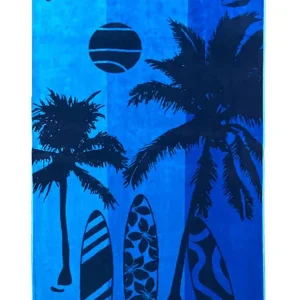 TELO MARE UNISEX COMPTOIR DE LA PLAGE SPUGNA   Blu